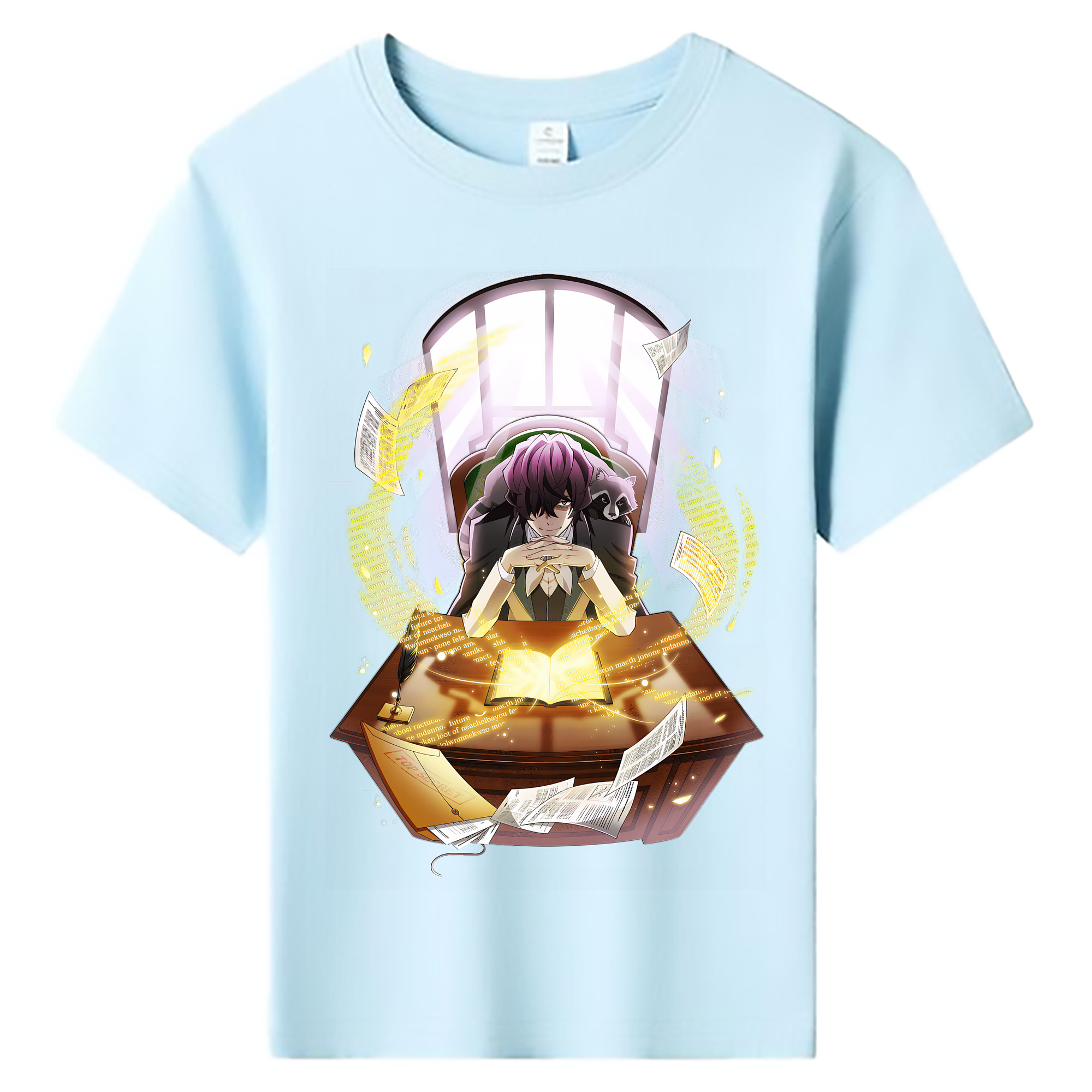 （画像用） 文豪ストレイドッグス Bungo Stray Dogs 綿100％キッズTシャツ（フロントプリント）